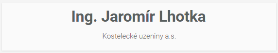 kontakt p. Lhotka